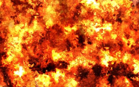 fireball, fire, explosion, flames, burn, burning, burning fire, armageddon, destruction, force of nature, natural disaster, devastation, disaster, apocalypse, painting, digital painting, watercolor painting, fire, fire, fire, fire, fire, explosion